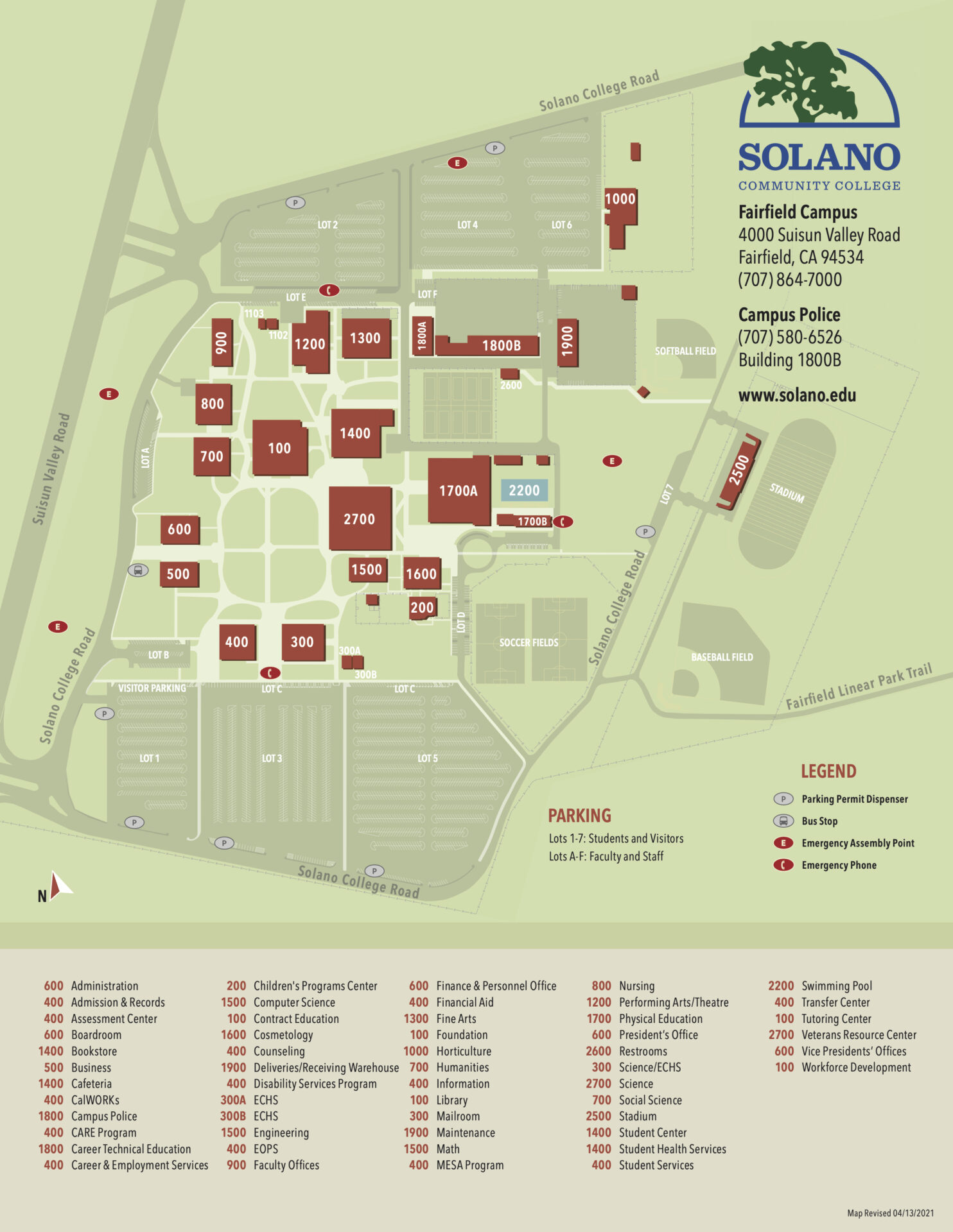 Fairfield Main Campus Homepage Solano Community College